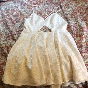 Ivory eyelet dress